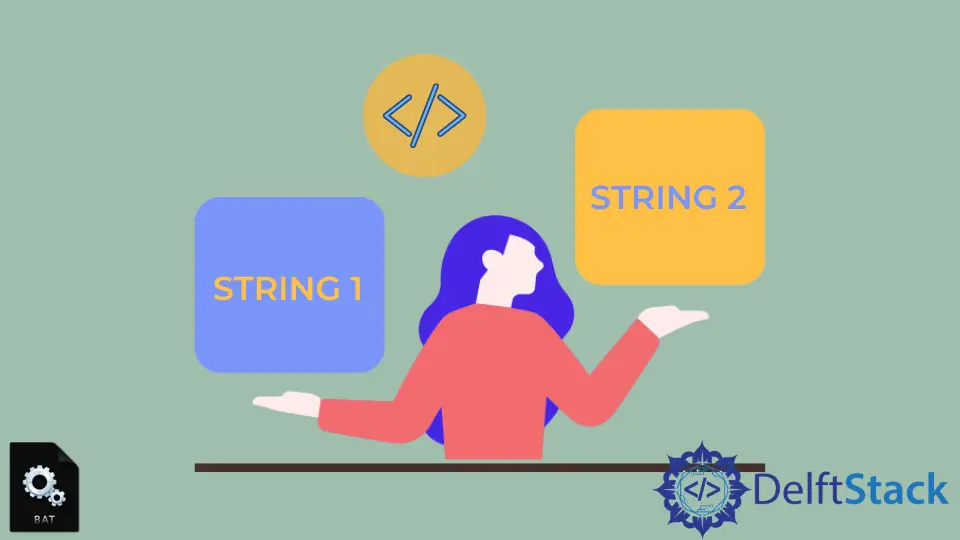 How to String Comparison in Batch File