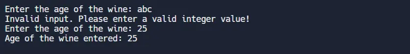 Validate User Input in C++ Using cin With cin.clear() and cin.ignore()