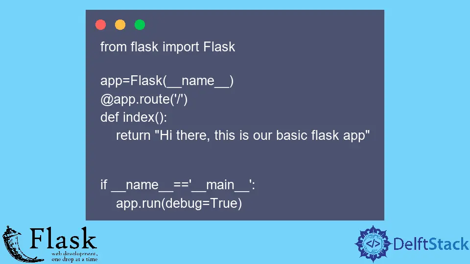 How to Run a Flask App