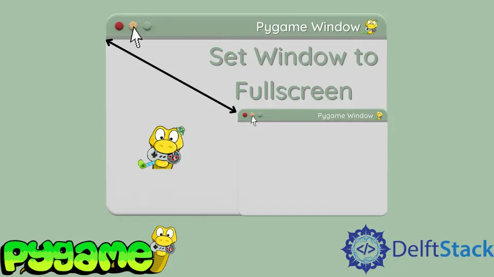 How to Set Window to Fullscreen in Pygame
