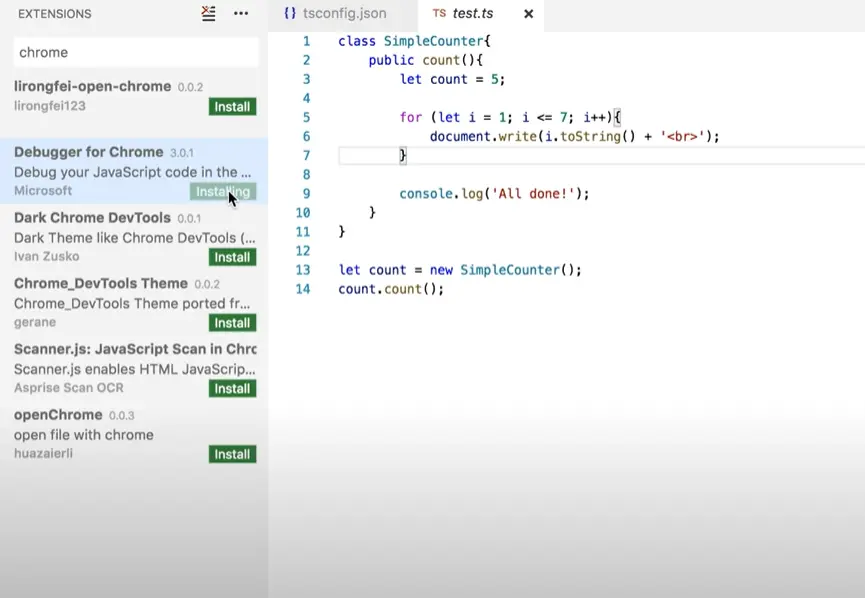 How to Debug TypeScript Files in Visual Studio Code