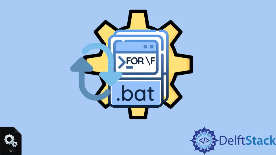 FOR /F en Batch Script