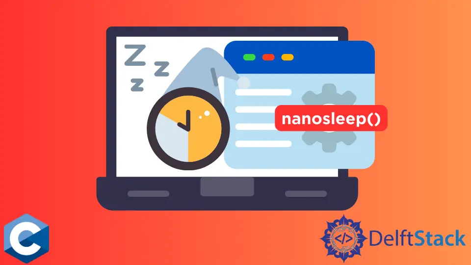 Usa la funzione nanosleep in C