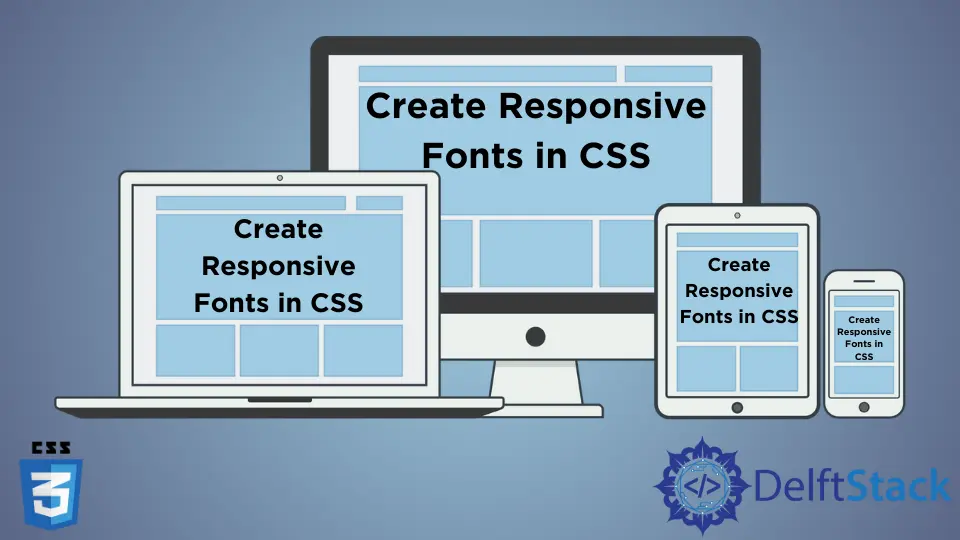 在 CSS 中建立響應式字型