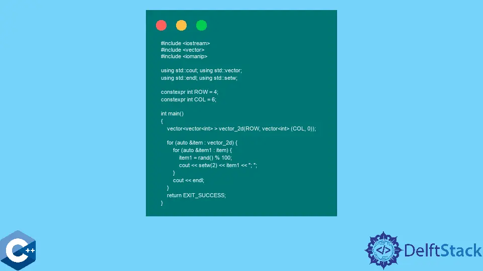 How to Declare 2D Array Using new in C++