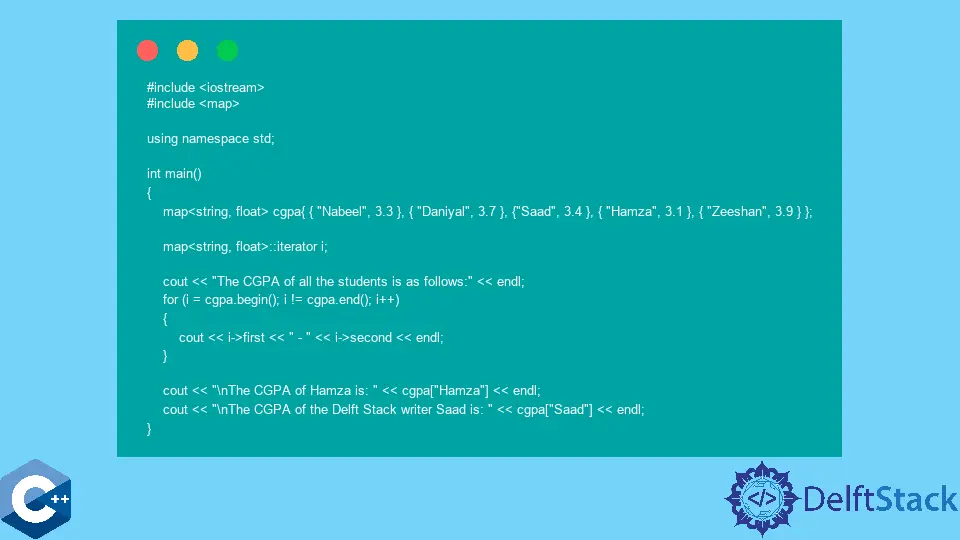 Associative Arrays in C++