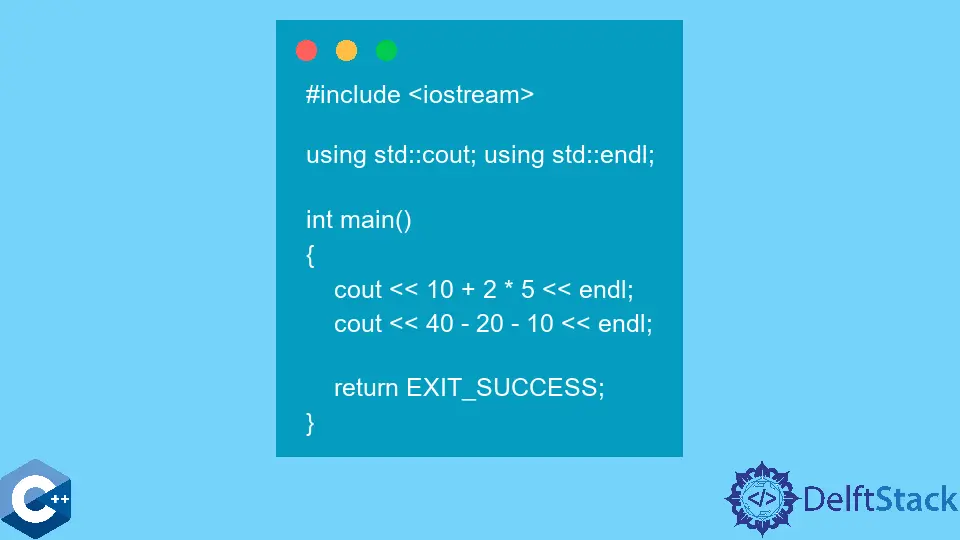 Operators in C++