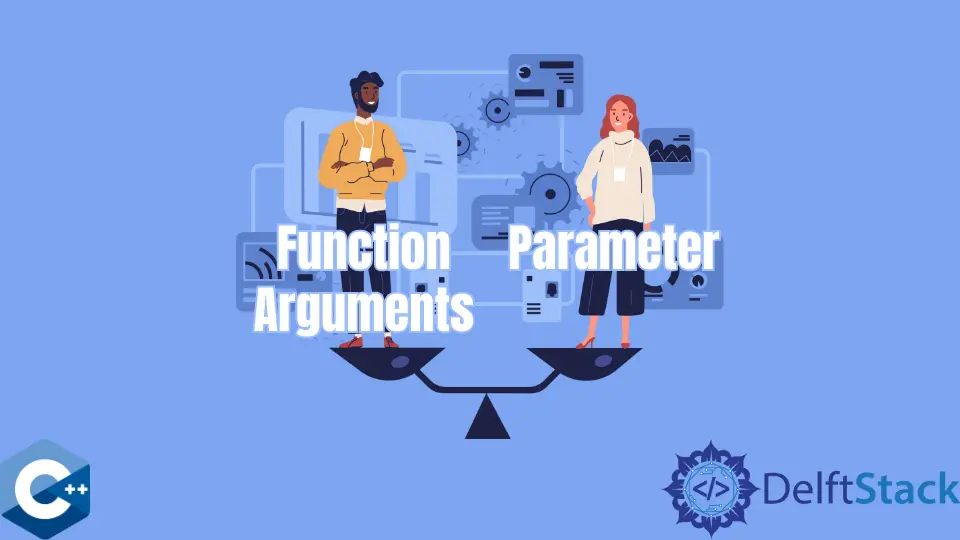 La diferencia entre argumentos y parámetros de funciones en C++