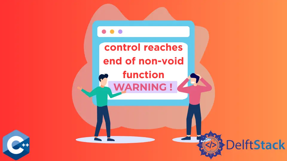 Resolver el control llega al final del error de la función no vacía en C++