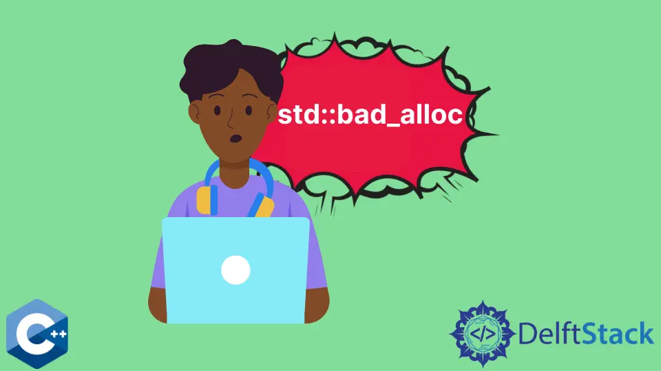 C++ std::bad_alloc Excepción