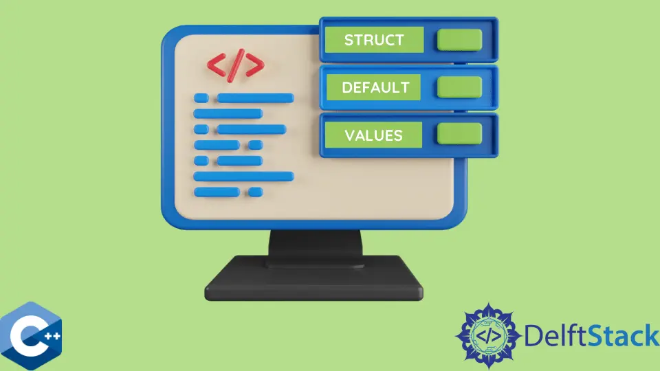 Initialisierung von C++-Struct-Standardwerten