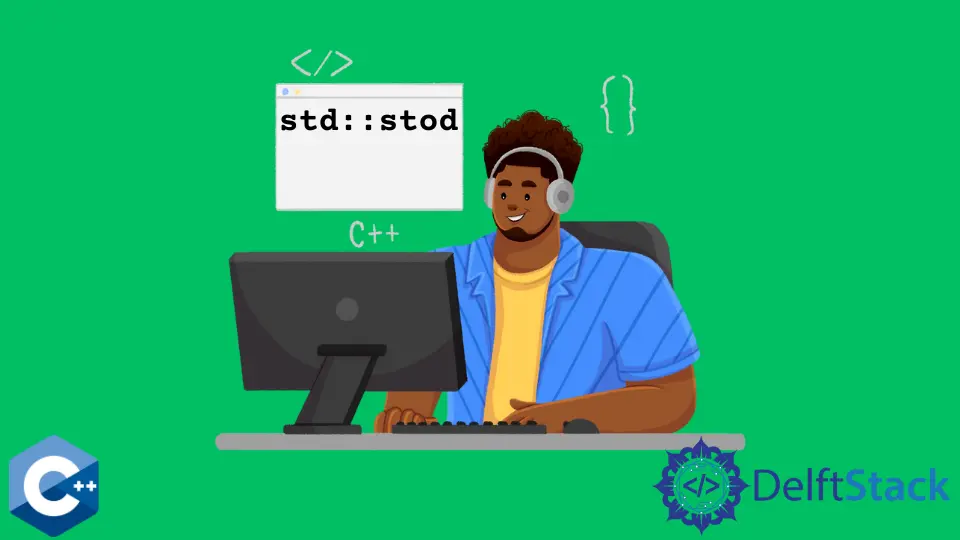 Usa la famiglia di funzioni std::stod in C++