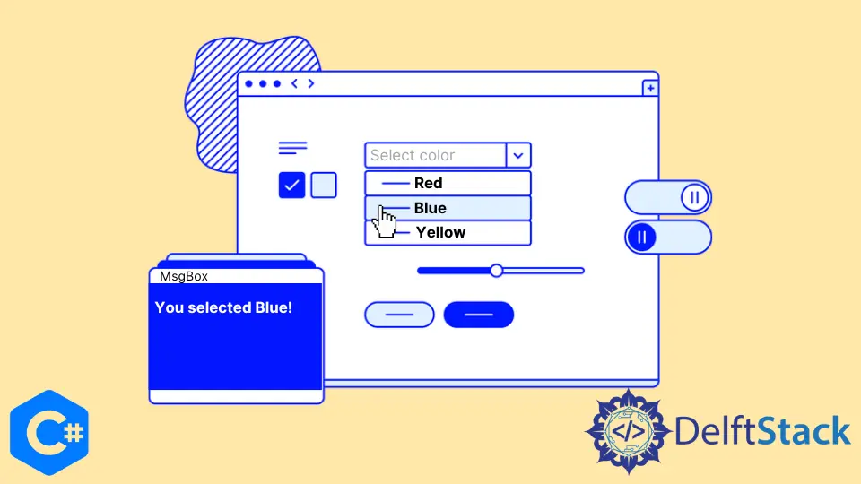 How to Get Selected Value of a ComboBox in C#