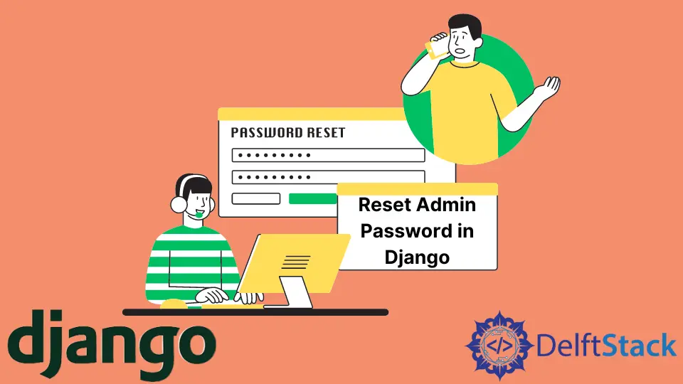 Restablecer contraseña de administrador en Django