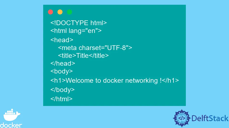 Verwenden Sie den Docker Network Host-Befehl