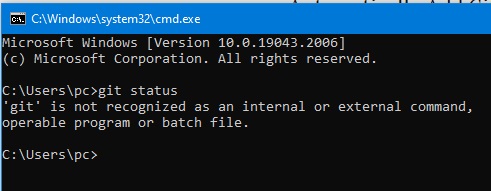 Fix: Git Is Not Recognized As An Internal Or External Command Error | Delft  Stack