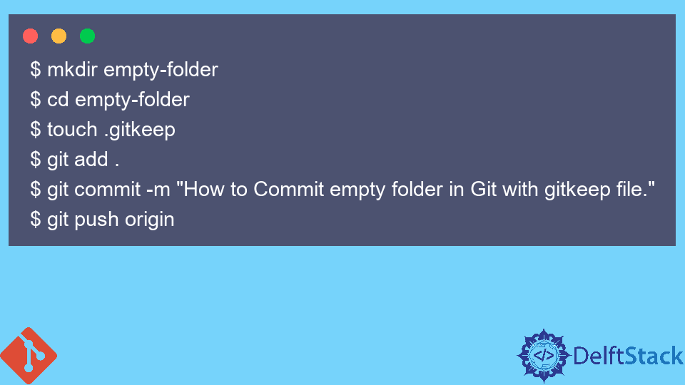 Gitkeep And Gitignore In Git | Delft Stack