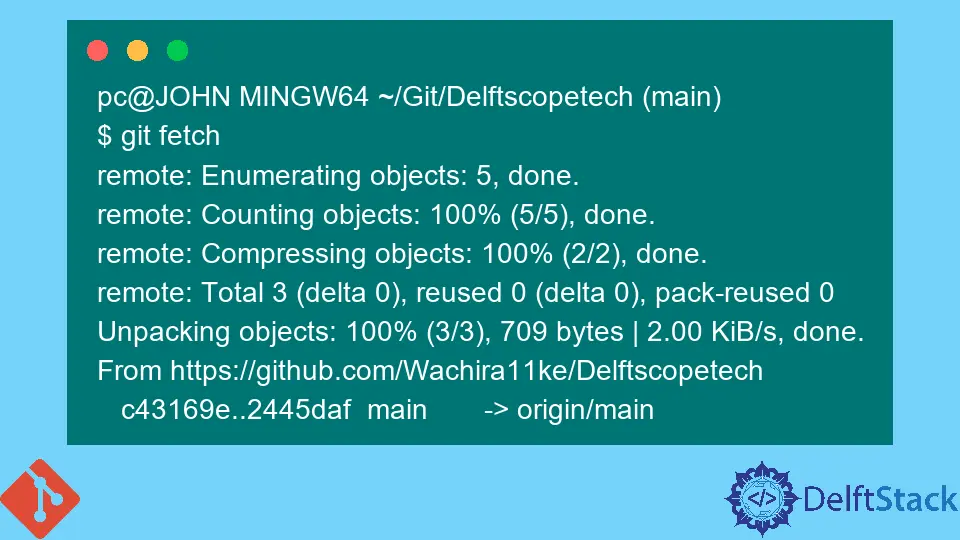 Diferencia entre Git Fetch y Git Pull