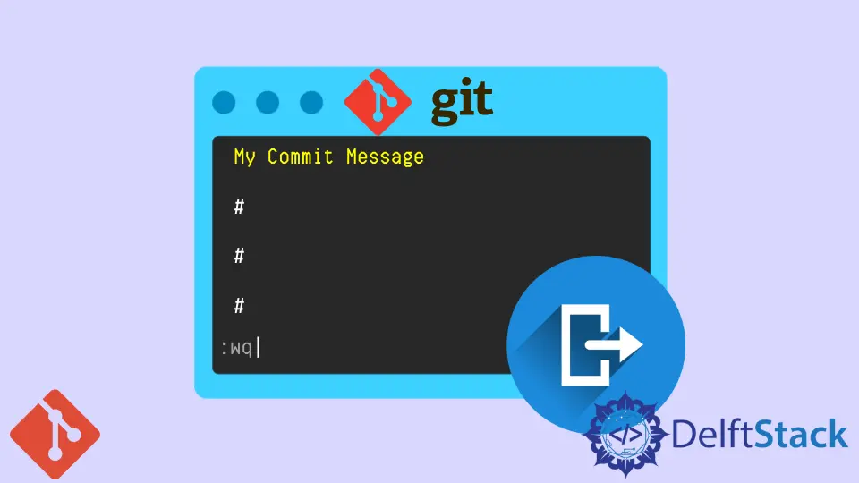 Cierra el editor de Git Commit en Windows