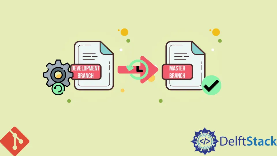 How to Make the Development Branch Identical to the Master Branch