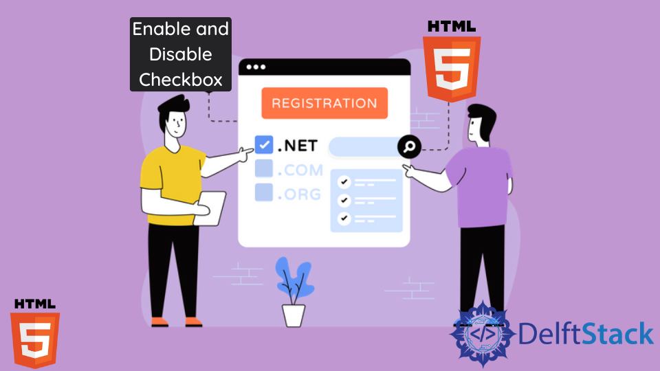 Enable and Disable Checkbox in HTML