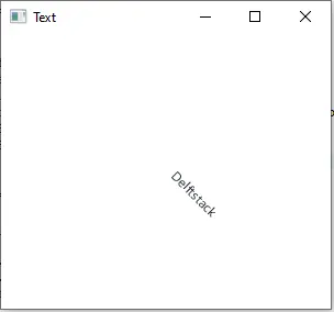 Rotation du texte JavaFX