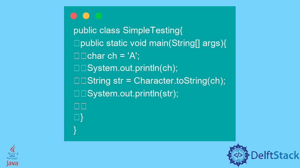 Char vs String in Java