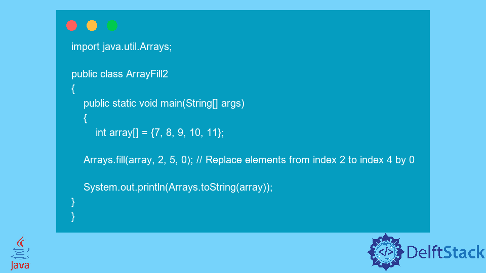 Populate an Array in Java