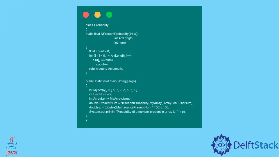 How to Calculate Probability in Java