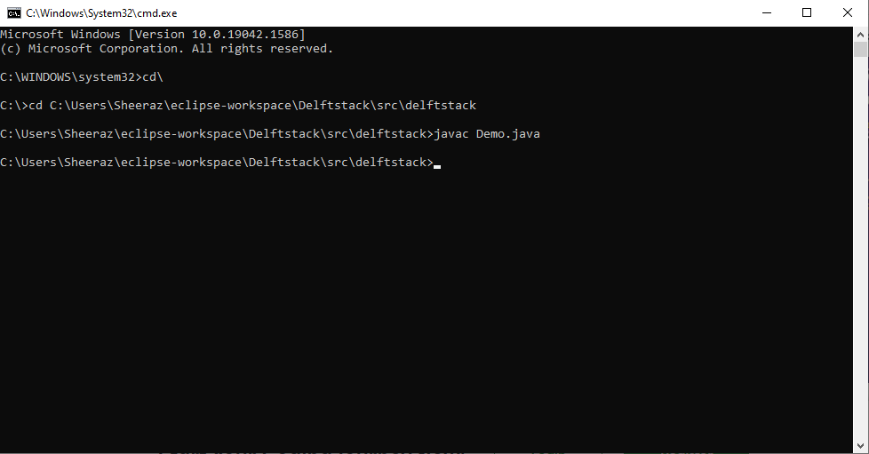 run-java-class-files-from-command-line-delft-stack