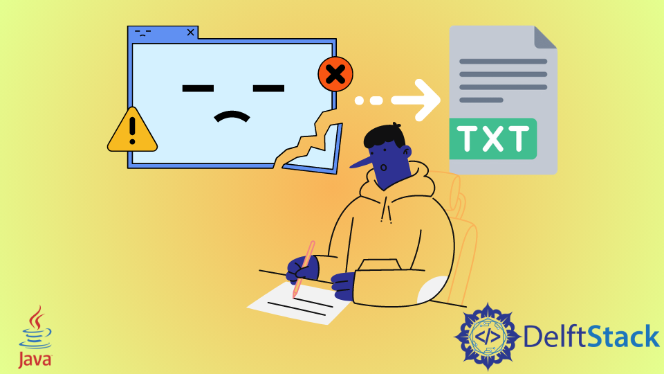 Write Error Log Into Files in Java