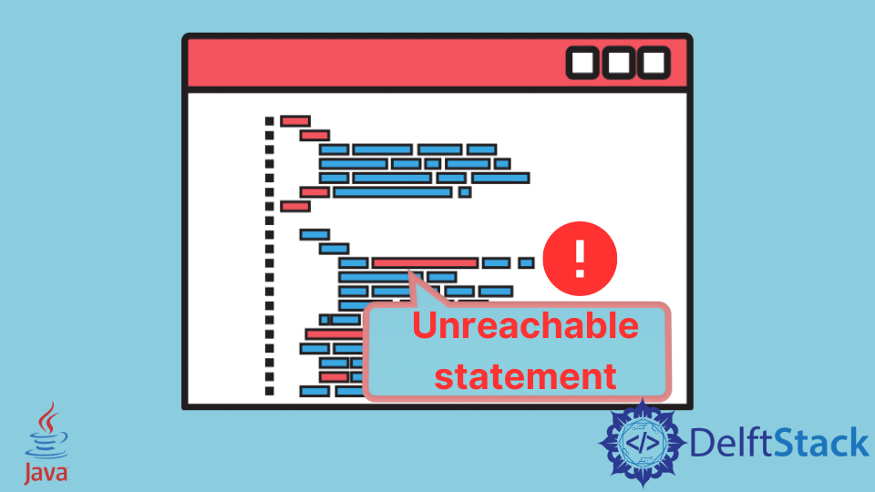 Solve the Unreachable Statement Error in Java