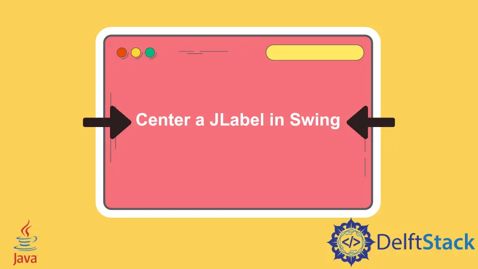 在 Swing 中将 JLabel 居中