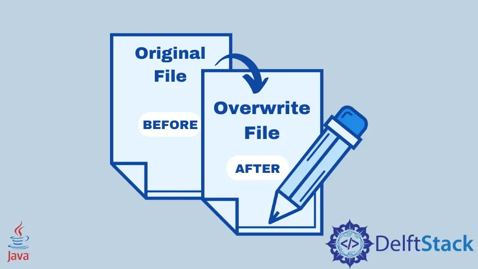 Sobrescribir un archivo en Java