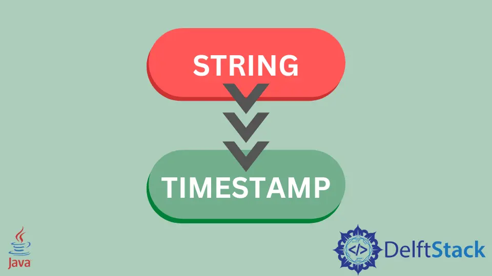 Java で文字列をタイムスタンプに変換する