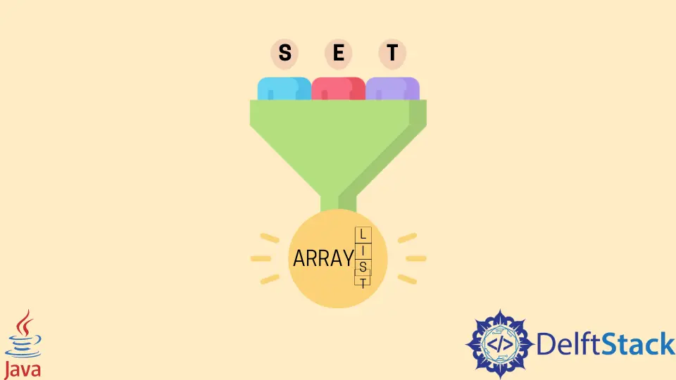 Java에서 Set를 ArrayList로 변환