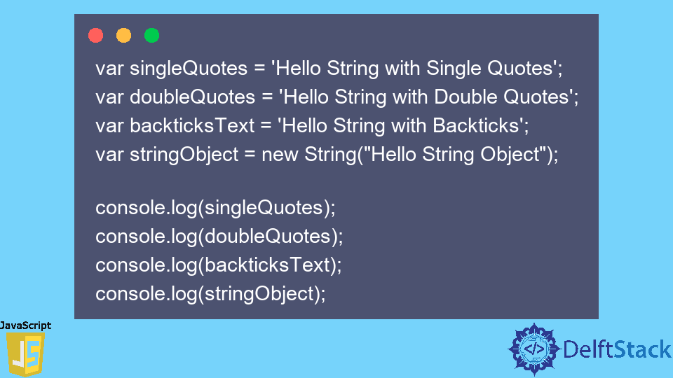 Check If A Variable Is String In Javascript | Delft Stack