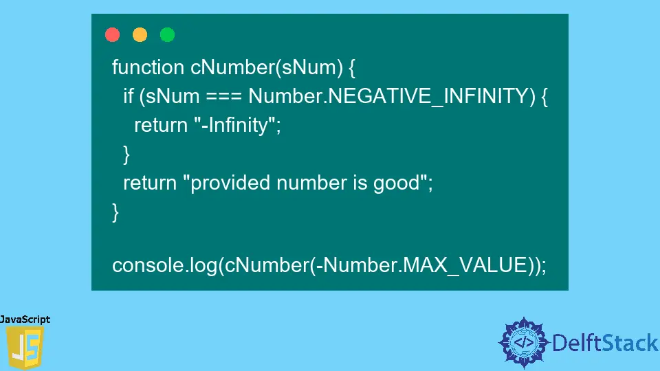 NEGATIVE_INFINITY en JavaScript