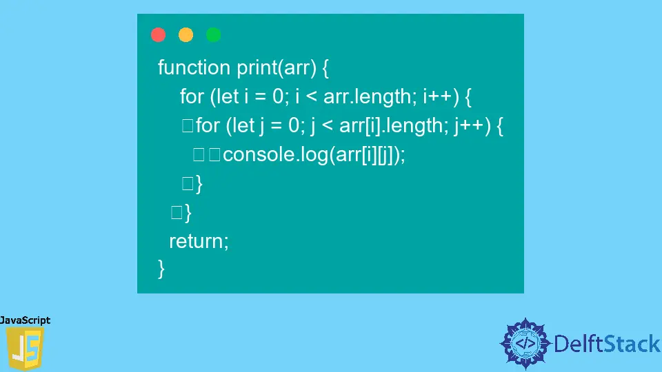 JavaScript anidado para bucles