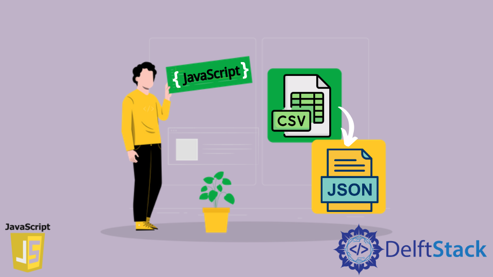 Convert CSV to JSON in JavaScript