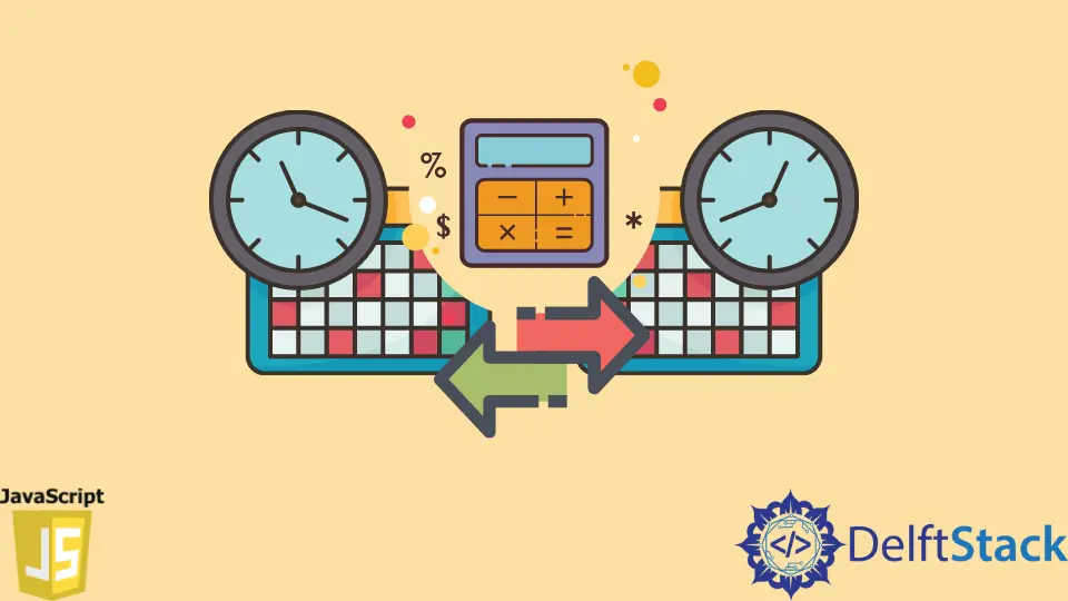 Calcular la diferencia de fecha en JavaScript