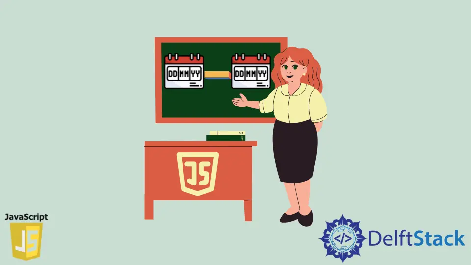 Reste las fechas en JavaScript