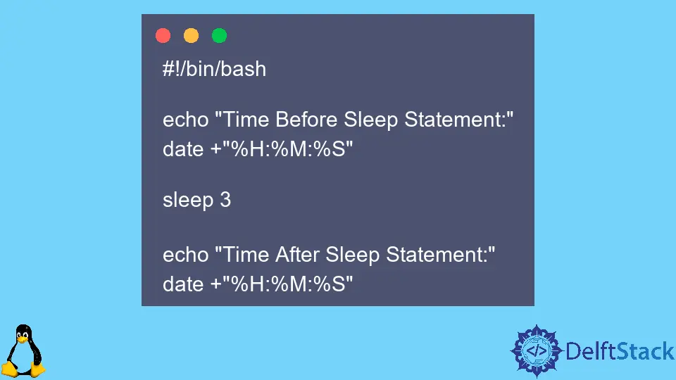 Cómo usar el comando de dormir en Bash