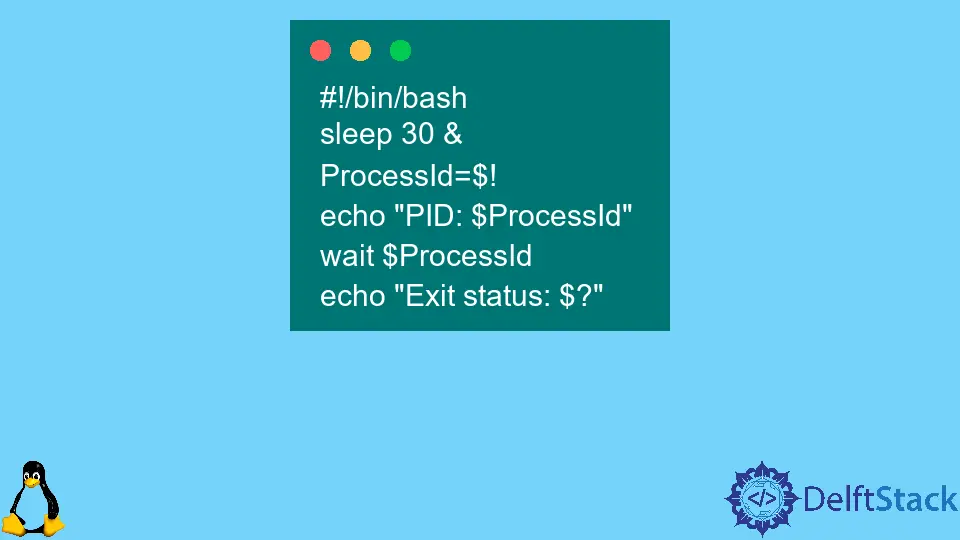 Bash Esperar proceso en segundo plano