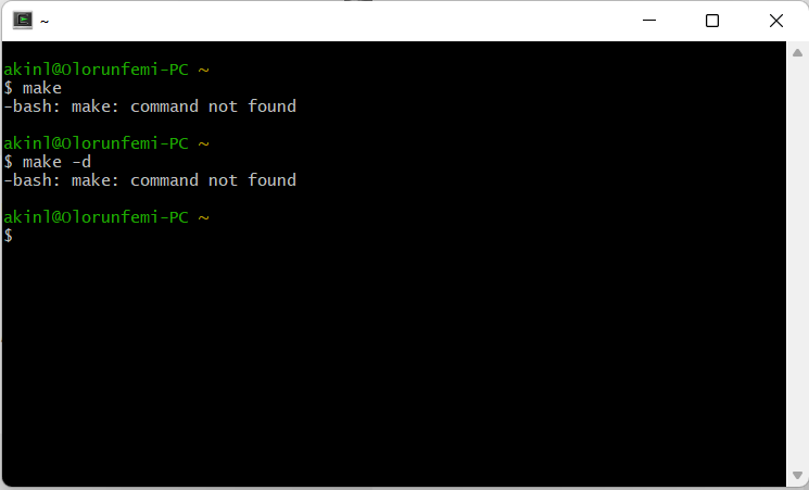 Solve Make Command Not Found on Cygwin