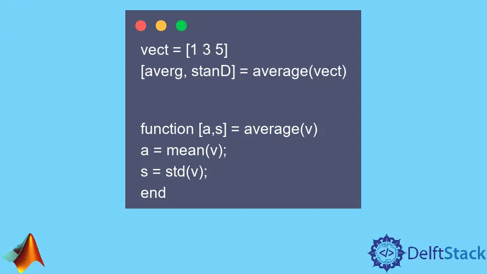 Créer une fonction dans MATLAB