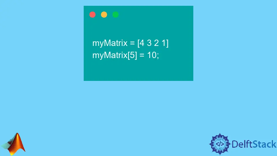 MATLAB 인덱스가 행렬 차원을 초과 함