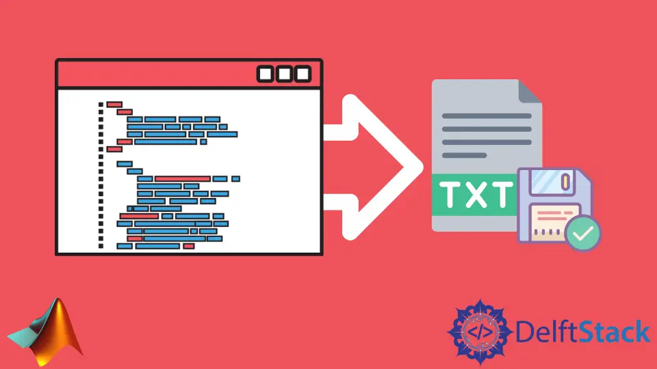 Contenu de la fenêtre de commande d'enregistrement MATLAB