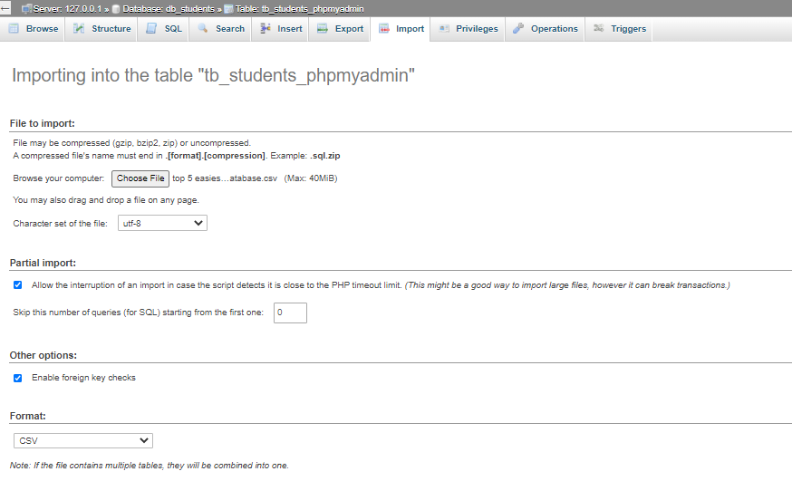 top 3 easiest ways to import excel file into mysql database - import data using phpmyadmin part 1