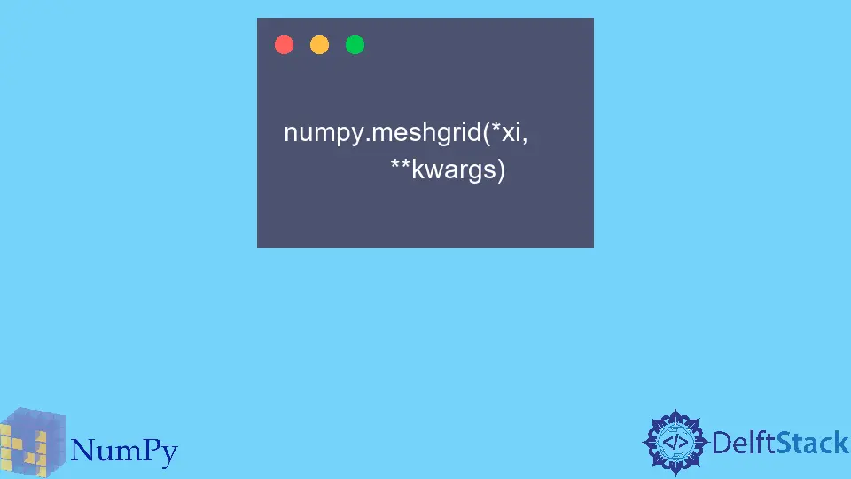 NumPy numpy.meshgrid Fonction